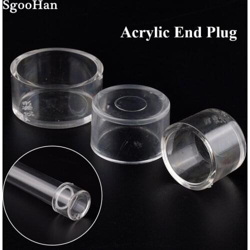 1~10pcs I.D 20/25/32mm Plexiglass Acrylic Aquarium Fish Tank End Cap Joint Home DIY Water Tank PMMA End Plug Connectors