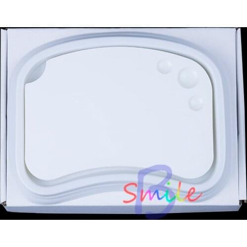 1 set Dental Material Ceramic Palette Mixing Plate Stain Powder Porcelain Mixing Detal Tool Wet Tray Best Quality