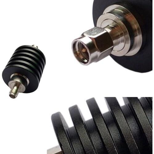 10W SMA-JK RF Attenuator, DC - 4GHz, 50Ohms SMA Attenuator SMA Male To Female Coaxial Fixed Attenuator