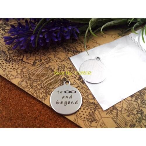 10pcs-stainless steel Charms" to symbol and beyond" Pendants DIY Charms Pendants for necklace/bracelet/keychain DIY jewelry