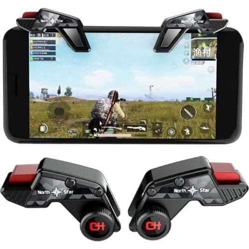 2Pcs S8 Mobile Phone Game Controller Fire Button Trigger Handle for PUBG Sensitive Mobile Game Controller Gaming Accessories