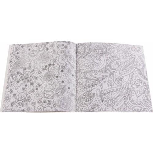 1 PCS 12Pages Mandalas Flower Coloring Book For Children Adult Relieve Stress Kill Time Graffiti Painting Drawing Art Book