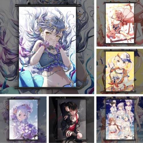 BanG Dream! Anime manga wall Poster Scroll C