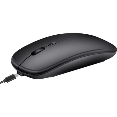 Wireless Mouse Computer Bluetooth Mouse Silent PC Mouse Rechargeable Ergonomic Mouse 2.4Ghz USB Optical Mice for Laptop PC
