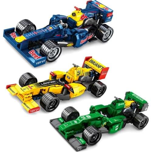 Sembo Blocks Super Series Speed Champions F1 Formula Racing Car Building Bricks Supercar Model Toys for Children 2020 New