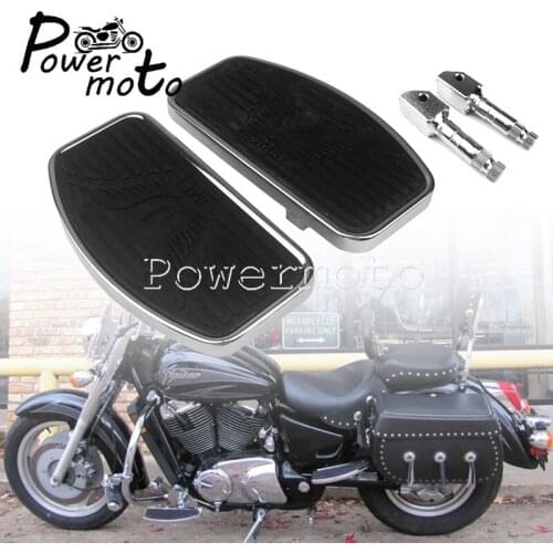 Universal Adjustable 1 Pair Street Bike Front & Rear Floorboard Rider Passenger Footrest For Honda Shadow VTX Suzuki Yamaha XV