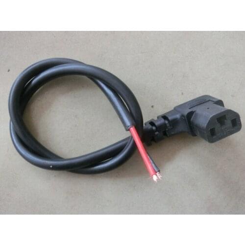 For EV power cord two core elbow wire bold 2.5 square square hole socket with plug wire