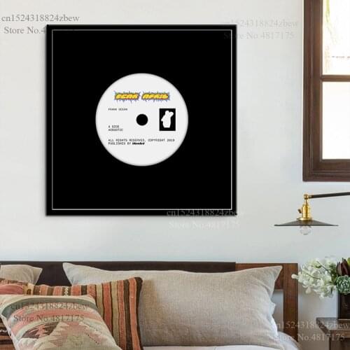 Frank Ocean Poster Rapper Singer Music Album In My Room Moon River Biking Canvas Painting Wall Art Posters and Prints Home Decor