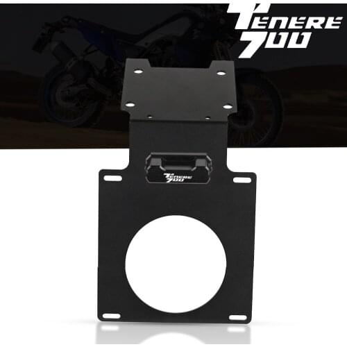For Yamaha Tenere 700 XTZ700 T7 XTZ690 XT700Z XTZ690 Rally Motorcycle License Plate Bracket Holder Rear Fender 2019 2020 2021