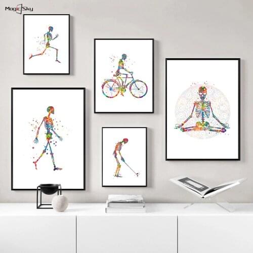 Magic sky Wall Watercolor Paintings