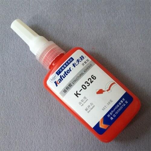 6pcs Kafuter 50ml K-0326 structural anaerobic high intensity magnetic tile adhesive speaker magnet bonding