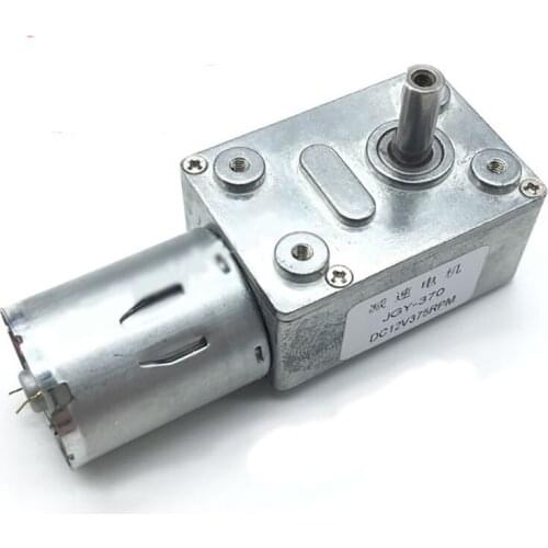 Micro Deceleration DC Motor 6V 12V 24V Gear Electric Machinery 15W Slow Brush Positive Negative Adjust Speed Mega Torque Motor