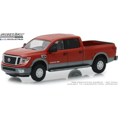 GreenLight 1:64 2018 Niss an Titan XD Platinum alloy toy car toys for children diecast model car Birthday gift