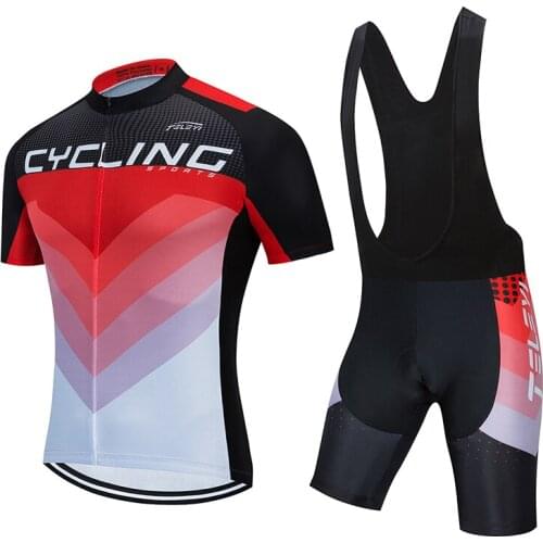 Men Fashion Bike Clothing 2021 Summer Cycling Jersey Set Pro Team Bicycle Clothes Male Sport Cyclist Dress MTB Uniform Suit Kit
