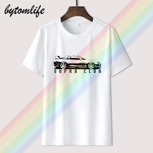 2020 new t-shirt men high quality cotton Toyota Supra hoodie fashion cool T-shirt men