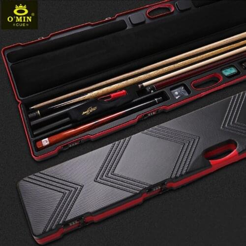 OMIN High Quality Password Rod Box Billiard 3/4 Snooker Cue Case Billiard Accessories Can Put 2 Snooker Cues One Pool Cue
