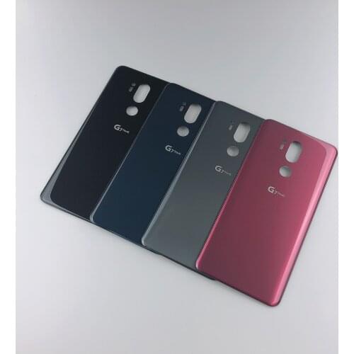 Original Back Cover For LG G7 ThinQ G7+ G710 G710EM Housing Glass Battery Cover+Adhesive sticker