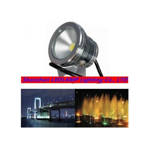 Factory promotion!!! 10W LED Underwater Light Waterproof LED Fountain Pool Pond Landscape Lamp Decoration Light Warm/Cold White