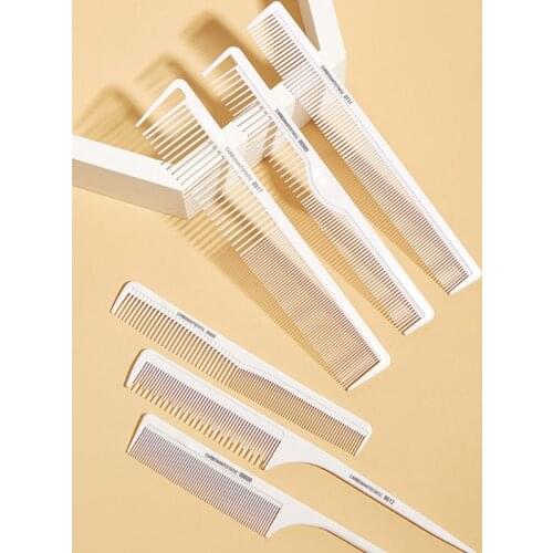 Professional Hair Dye Comb One-way Weave Highlighting Foiling Sectioning Highlight Cutting Combs Salon Hairdressing Tool