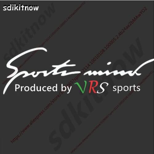 28x10cm RS VRS Car Front Rear Windows Body Sports Sticker Decal Auto Styling for Skoda Octavia a5 2 a7 Rapid Fabia Superb Yeti