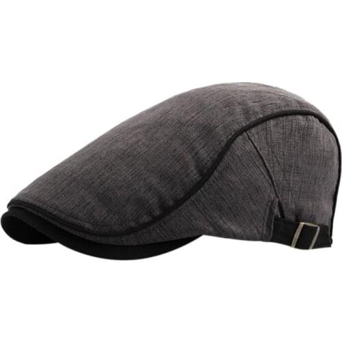 Outdoor Beret British Cap Featured Polyester Cotton Comfortable Breathable Sweat Cap Around Adjustable High Quality Hat