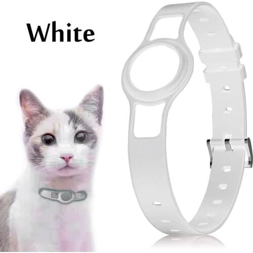 1PC Pet Silicone Protective Case GPS Finder Dog Cat Collar Loop for Locator Tracker Anti-lost Dog Collar Pet Accessories Dog Tag