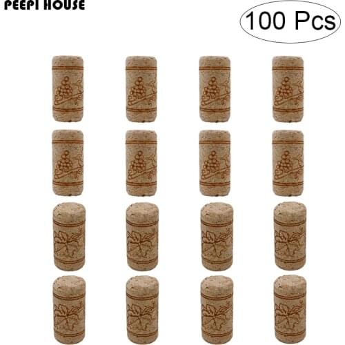 100 Pcs/lot #8 Wine Corks Straight Corks Wine Stoppers 7/8" x 1 3/4"