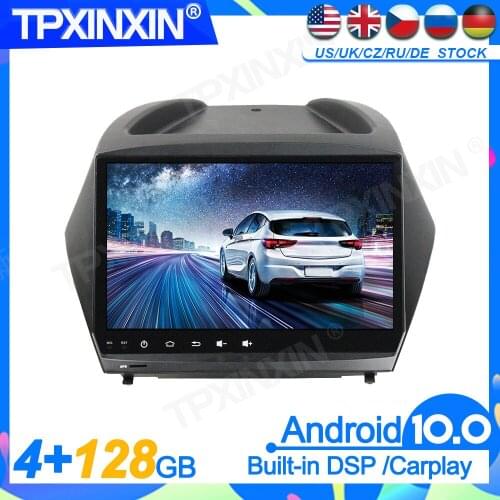 128GB Android10 For Hyundai IX35 DSP Head Unit Multimedia Player Auto Radio Tape Recorder Headunit GPS Navigation Tape Recorder
