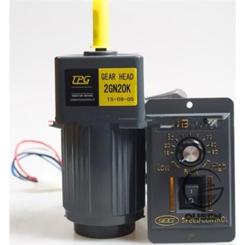 40W 220V AC Gear Speed Motor / Geared Motor 5IK40RGN-C Motor + Speed Governor AC Gear Speed Regulating Motor/speed Reducing