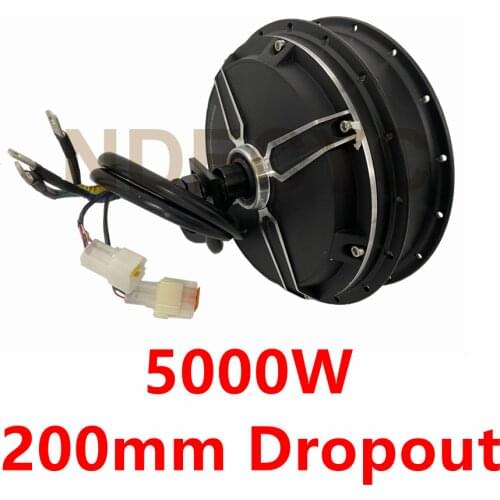 48V-72V 5000W Electric Bicycle Motor Ebike Hub Motor 200mm Dropout 5000W Motorcycle Motor
