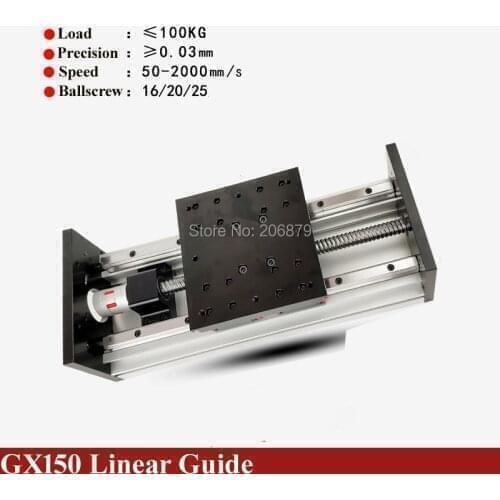 Free Shiped 1700mm Effective Travel Linear Slide Rail Guide Motion SFU 1605 1610 16mm Ballscrew Module Table CNC 3D Printer Part