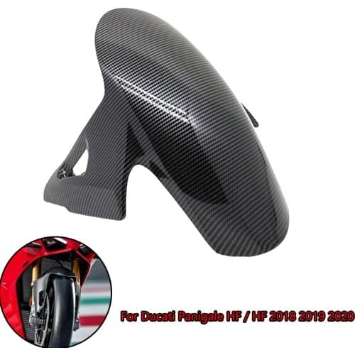 Carbon fiber Motorcycle Front & Rear Fender Front Mudguard Splash Guard For Ducati Panigale V4 V4S 2018 2019 2020