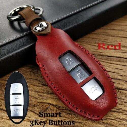 Real Leather Vintage key Wallet Bag set case cover For Nissan Old X-TRAIL/New Sylpny/Teana/Patrol/16 BIUEBIRD/New Murano/GT-R