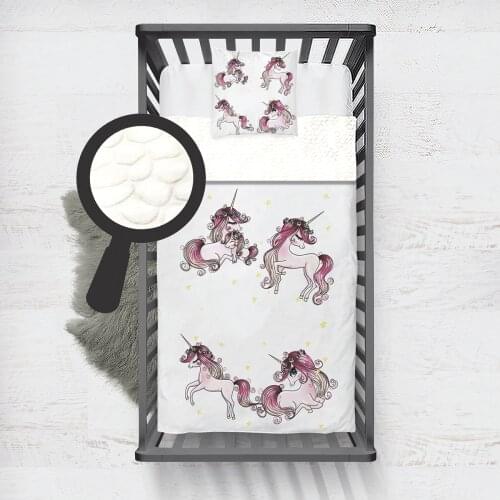 Kids Minky Blanket Super Soft and Warm Blankets Children for Couch and Bed Pink Unicorn Blue Eyes Model 104