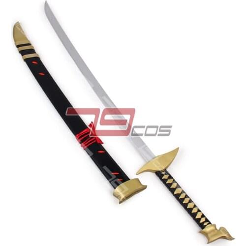 Game LOL Yone Silver Sword and Scabbard Weapon Cosplay Halloween Christmas Gift Fancy Stage Performance Props Anime Decor