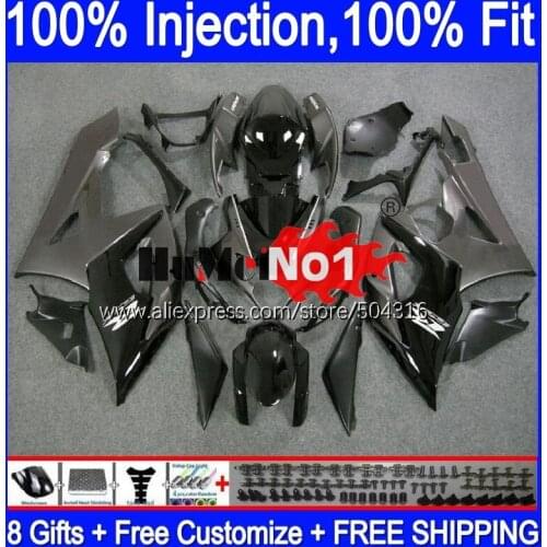 Injection For SUZUKI 1000CC GSXR-1000 GSXR 1000 Grey black 21MC.14 GSX-R1000 GSX R1000 05 K5 GSXR1000 2005 2006 05 06 Fairings