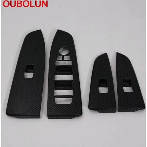 OUBOLUN For Kia Cerato k3 4 2019 LHD Window Switch Button Motor Door Handle Armrest Frame Cover Trim Styling InteriorAccessories