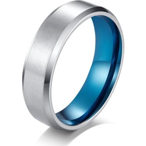 4/6/8mm Simple Male Men Solid Rings Stainless Steel Fashion Jewelry High Polishing Top Quality Size 6 7 8 9 10 11