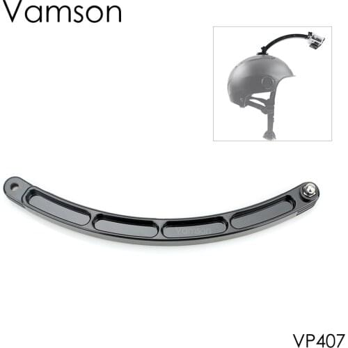 Vamson for Go Pro 8 7 4 Accessories Helmet Extension Arm Kit Self Photo Mount For Gopro Hero 6 5 for SJCAM for Yi 4K