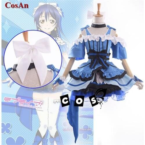 Hot Anime LoveLive Sonoda Umi Cosplay Costume Kira Kira Sensation Lovely SJ Uniform Dress Activity Party Role Play Clothing S-XL