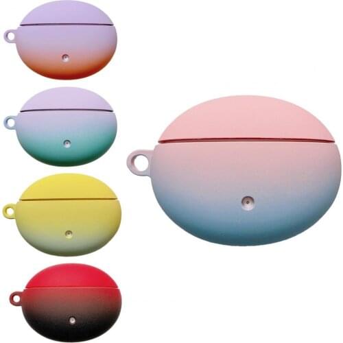 Matte Gradient Frosted Cases for HUAWEI Freebuds 4i cute hard PC earphone protective cover accessories for Freebuds 4i