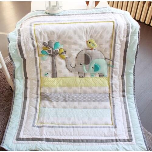 1Pcs Cotton Cot Comforter 33*42 Boys Girls Universal Baby Quilt Cartoon Print Baby Quilt Crib Blankets Baby Items Newborns