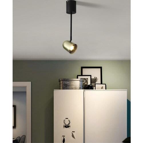 Nordic straight pole pendant lights study aisle corridor led light living room background home hanging lamps fixtures luminaires