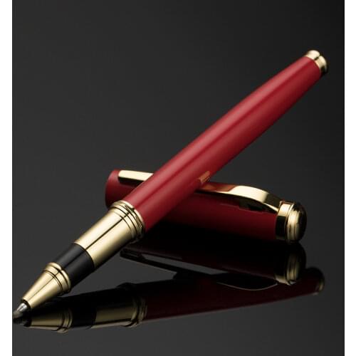 Luxury Metal Lattice Black Red Signature Ballpoint Pens for Business Writing Office Supplies Stationery Customized Logo Gift