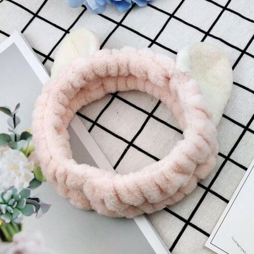 Lovely cat ears velvet women headband women hair accessories hair bandana headband elastic hair bands hair spring