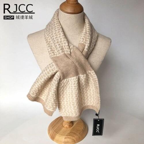100% Cashmere Scarf Boy Girl Children Knitted Spring And Autumn Cashmere Scarf Warm And Comfortable