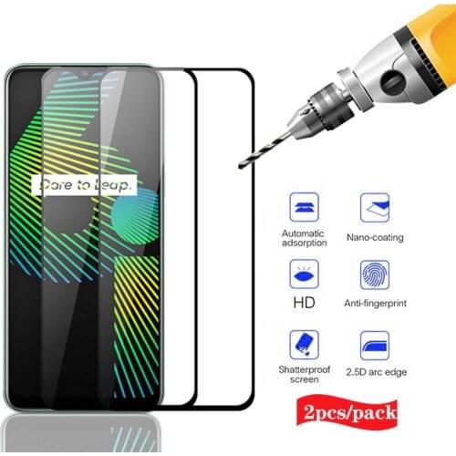 2PCS tempered glass for oppo realme5 5 6 i s 5i 5s 6s 6i 7 7i global i5 i6 HD anti-fall anti-scratch thin screen protector glass