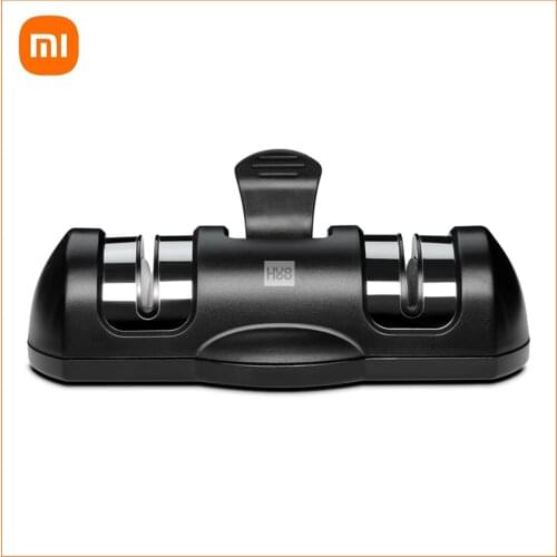 Xiaomi Mijia Huohou 2-Stage Kitchen Knife Sharpener Double Wheel Sucker Design Knife Grinding Whetstone Sharpener Tool for Home