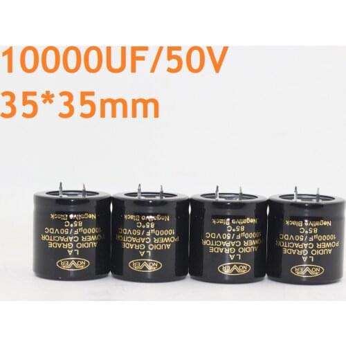 5 Pieces Electric Capacity Capacitance NOVER 10000UF 50V Capacitor 35*35mm