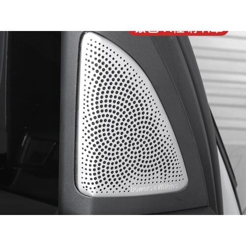 Car Styling A-pillar Stereo Audio Speakers Decoration Frame Cover Trim Stickers For BMW X5 G05 2019 Interior Auto Accessories